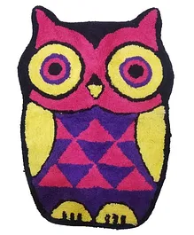 SWHF Soft TruckCotton Anti-Skid Kids Special Designs for Bath Mat- Owl