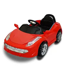 Ayaan Toys Ride On Ferrari Car With Remote Control - Red