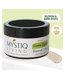 Mystiq Living Green Coffee Blemish Clear Cream Anti Blemish Pigentation Cream and Dark Spot Removal Cream - 50 g