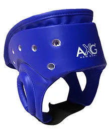 Axg New Goal Exclusive kids Boxing Head Guard Small - Blue