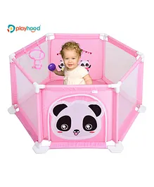 Playhood Panda Ball Pool & Safety Fence - Pink