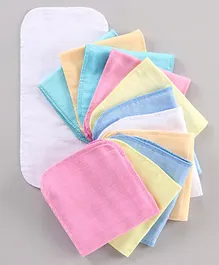 Babyhug Muslin Cotton Cloth Nappy Insert Pack of 12 - Multicolor