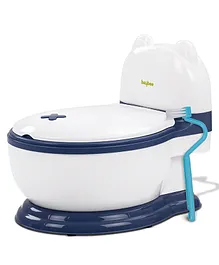 Baybee Banjo Western Potty Training Seat Chair with Closing Lid & Removable Tray - Blue