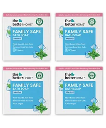 The Better Home Menthol Bath Soap Pack of 4 - 100 gm Each