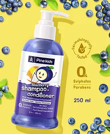 Pine Kids Blueberry Shampoo & Conditioner - 250 ml