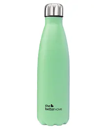 The Better Home Stainless Steel Insulated Green Thermos Flask Hot & Cold Steel Food Grade & BPA Free Insulated Water Bottles- 500 ml