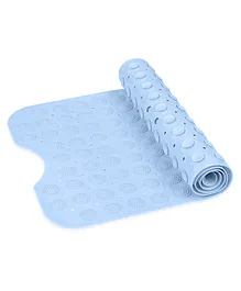 Lifekrafts Anti Slip PVC Accu Pebble Bathroom Shower Bath Mat - Blue