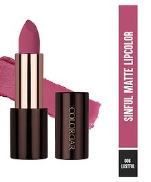 Colorbar Sinful Matte Lipstick Lustful 006 Pink - 3.5 gm