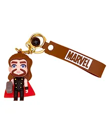 Karbd Thor Marvel Avengers Keychain - Brown