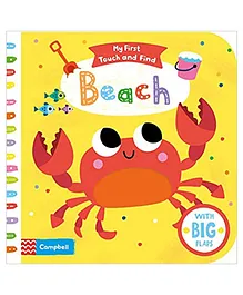 My First Touch and Find Beach Board Book by Tiago Americo - English