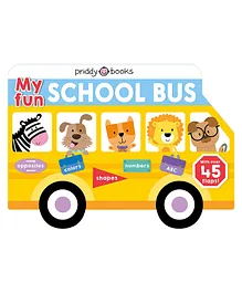 Pan Macmillan My Fun School Bus Lift The Flap Alphabets & Numbers Book - English