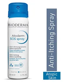 Bioderma Atoderm Sos Spray Anti Icthing Reflex For Immediate Relief - 50 Ml