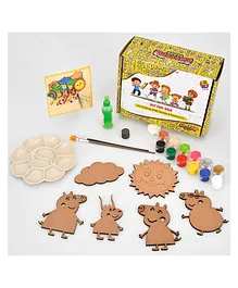 Awesome Place Peppa Pig Fridge Magnets Painting DIY Kit - Multicolour 