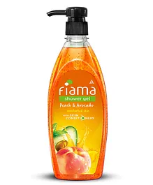 Fiama Shower Gel Peach & Avocado Body Wash with Skin Conditioners for Soft Moisturised Skin - 500 ml