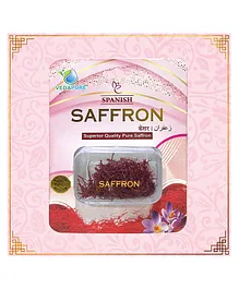 VEDAPURE 100% Pure Spanish Saffron Kesar  - 1 gm
