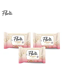Floren Care Lavender Intimate Wet Wipes Pack Of 3 - 30 Pieces