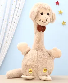 Aarohi Toys Talking & Dancing Musical Monkey Beige -Height 32 cm