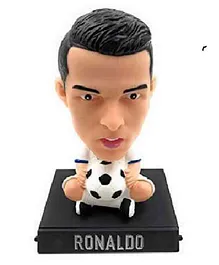 Awestuffs Ronaldo Football Phone Holder Car Decoration Bobblehead Action Figure