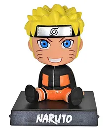 Awestuffs Naruto Phone Holder Car Decoration Bobblehead Figure - Multicolour