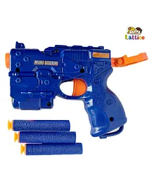 Lattice Soft Foam Blaster Gun Toy 7037 for Kids Guns & Darts (Colour may vary)