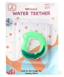  Toy Cloud Natural Silicon Teether Mango Shaped - Green