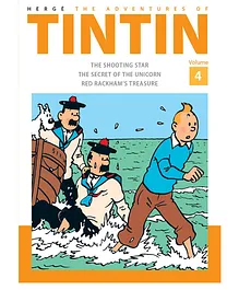 The Adventures of Tintin Volume 4 Comic Story Book - English