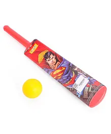 DC Comics Superman Bat And Ball Set - Red Yellow