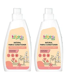 Koparo Fabric Conditioner - Natural & Non Toxic - Eco-friendly - Lily and Vanilla - Soft & Shine - 500 ml - Pack of 2
