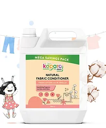 Koparo Natural Fabric Conditioner  Lily and Vanilla Fragrance Eco-Friendly & Biodegradable  Top Load & Front Load Washing Machine  Skin Safe Baby Safe & Pet-Friendly - 5 litre