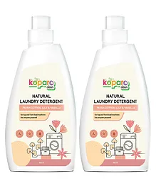 Koparo Natural 2-in-1 Laundry Liquid Detergent with Fabric Conditioner - 500 ml Each