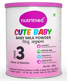 Nutrimed Cute Baby Stage 3 Infant Milk Formula - 400 gm