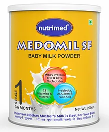 Nutrimed Medomil Stage 1 SF Infant Milk Formula - 200 gm