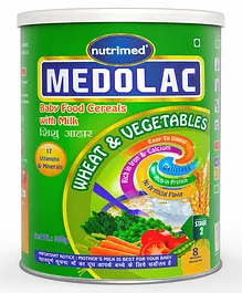 Nutrimed Medolac Baby Food Cereal  Wheat & Vegetable - 300 gm