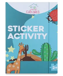 Cubtales Sticker Activity Cards - Multicolour