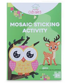 Cubtales Mosaic Sticker Activity Cards - Multicolour