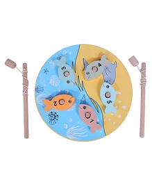 The Little Boo Wooden Fishing Game - Multicolour 
