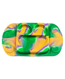 EasyTots Mini Mat Silicone Suction Plate - Multicolor