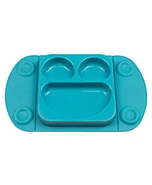 EasyTots Mini Mat Silicone Suction Plate - Blue