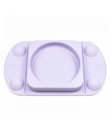 EasyTots MiniMax Mat Silicone Weaning Suction Plate - Purple