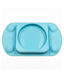 EasyTots MiniMax Mat Silicone Weaning Suction Plate - Blue
