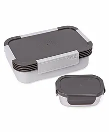 Jaypee Plus Taurus Lunchbox with Container - Grey 