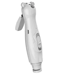 Syga Electric Safe Nail Clipper Trimmer Set for Newborn - White