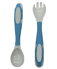 SYGA Bendable Fork And Spoon Set - Blue