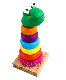 Toyshine Wooden Toy Stacker - Multicolor