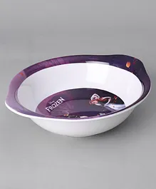 Disney Bowl With Handle Frozen Print - Purple White