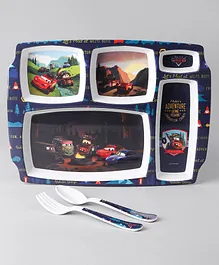 Disney Pixar Cars 5 Partition Plate - Multicolour