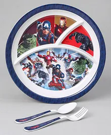  Avengers 3 Sectioned Plate - Multicolour