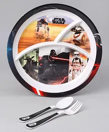  Star Wars 3 Sectioned Plate - Multicolour