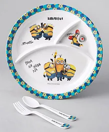  Minions 3 Sectioned Plate - Multicolour