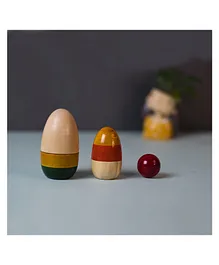 Toy Trunk Nesting Eggs Pack Of 3 - Multicolor